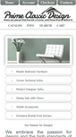 Mobile Screenshot of primeclassicdesign.com